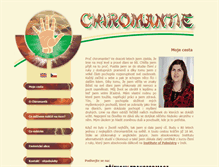 Tablet Screenshot of chiromantie.cz